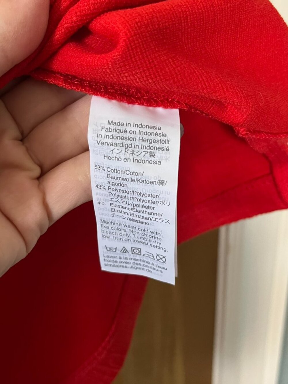Madewell | Apron Tank Top | Large, red - Picture 9 of 9